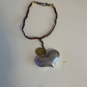 Twisted Silver Chocker Necklace